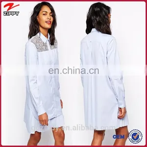 2015 New Design Shirt Dress Women Shirt Dress Online Shopping thumbnail-1