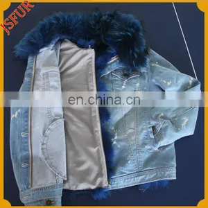 Wholesale From China Raccoon Fur Collar Jacket Design Parka thumbnail-3