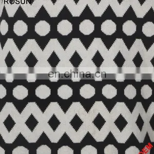 Acrylic Flat Knitted Sweater for Women as Stripe Collar Short Sleeve Polka Dot T-shirt of Latest Design Girls Top thumbnail-4