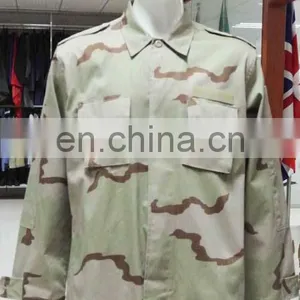 Cheap Custom Three Color Desert Camouflage Military Clothing for Sale thumbnail-3