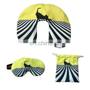 Wholesale Travel Kit for Airline Include Inflatable Pillow and Eyemask thumbnail-1