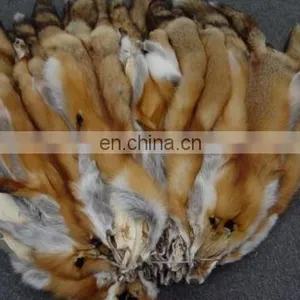 100% Real Tanned Red Fox Fur Skin/ Red Fox Fur Pelt For Garment thumbnail-3