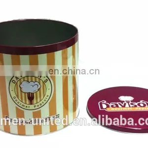 Large Round Popcorn Tin Box thumbnail-3