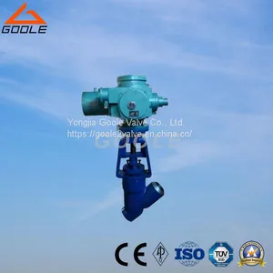 Electric Y Type Pressure Seal Globe Valve (GAJ965Y) thumbnail-1