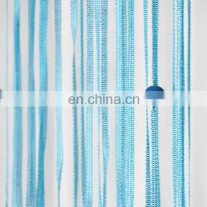 Blue Fresh Sound Proof Decorative Tassel Fringe String Curtain thumbnail-2