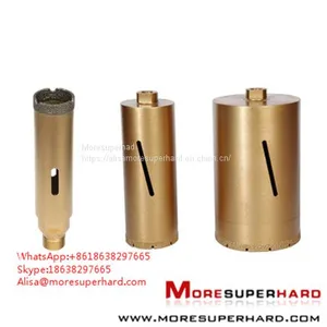 Vacuum Brazed Diamond Core Bits Alisa@moresuperhard.com thumbnail-1