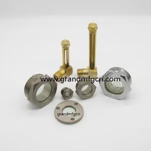 NPT / BSP G Thread / Metric Thread Brass Oil Level Sight Glass thumbnail-2