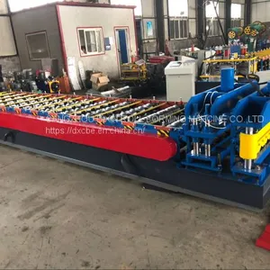 Cangzhou Dixin Metal Roofing Sheet Glazed Tile Iron Sheet Cold Roll Forming Making Machine Price thumbnail-4