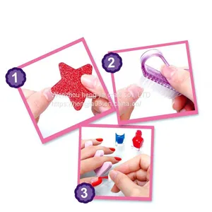 Girls Makeup Toy Set 29 Pcs DIY Nail Art Toys For Kids thumbnail-2