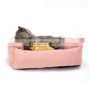 Warming Dog Beds,Rectangle Washable Pet Bed With Breathable Fabric Luxury Sleeping Bed thumbnail-6