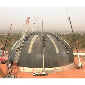 Professional Installation Steel Space Frame Power Dome Coal Storage thumbnail-1