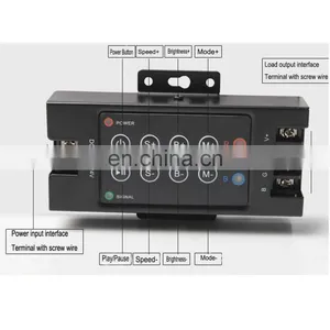 8 Key RF RGB Controller DC 12V 24V RF Wireless Dimmer LED Controller For Lighting String LED Strip thumbnail-3