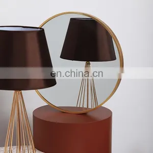 China Wholesale Cheap Durable Modern Indoor Home Decorative Gold Metal Table Lamp for Desk thumbnail-5