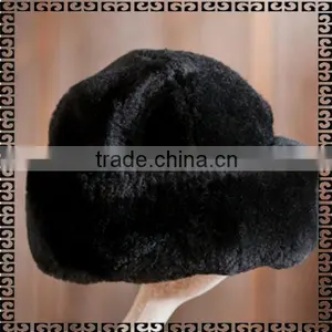 2015 Hot Selling Real Lamb Fur Winter Hat/Animal Fur Winter Hat/Ladies Fashion Felt Hats thumbnail-1