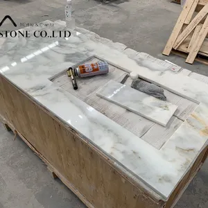 Good Quality and Price of White Marble Stone Top Vanity thumbnail-4