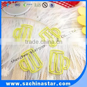 Metal Material Assorted Panton Color Cup Shape Paper Clip thumbnail-5