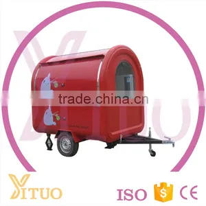 Retail Mobile Street Food Kiosk Cart Trailer /food Kiosk Design for Sale thumbnail-4