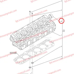 FPT IVECO CASE Cursor9 F2CFE614A*B041/F2CGE614F*V004 5802431166 Camshaft Watts504125778 thumbnail-1