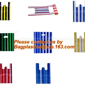 PBAT PLA Cornstarch Grocery Shopping Bag Vest Carrier, Singlet Handle Handy Killeen Bags Sacks Packaging Produce Roll thumbnail-5