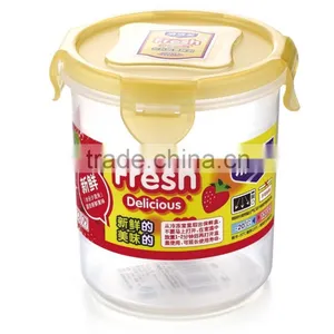 Hot Selling Round Plastic Food Box Airtight Storage Box thumbnail-1