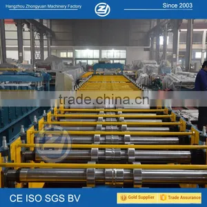 CE/SGS Certificated Galvanized Coils Floor Decking Forming Machine thumbnail-5