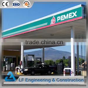 Cheap Prefabricated Galvanizing Steel Structure Gas Station thumbnail-4