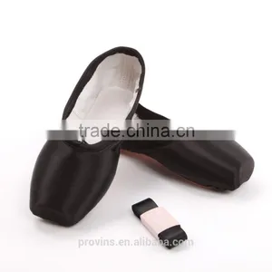Satin Ballet Pointe Shoes, "Moonlight"Pointe Shoes With Wide Width High Box (5221B) thumbnail-5