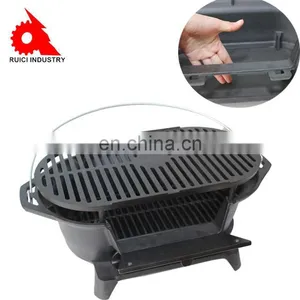 Hot Sell Cast Iron Bbq Grill and Bbq Cast Iron Pan thumbnail-3