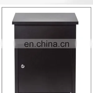 Decorative Design Professional Office Building Stainless Steel Antique Post Box Parcel Mailbox thumbnail-2