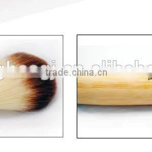 Face Use Bamboo Handle Synthetic Hair Powder Power Brush thumbnail-4