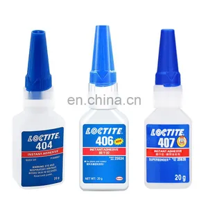 20g Loctiter 404 406 407 Super Glue Instant Adhesive Universal Type Sticky Plastic Rubber Quick-drying Glue thumbnail-1