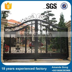 Eco-Friendly Used Wrought Iron Gate For Villa Sale thumbnail-6