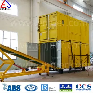 Moving Bagging Machine /Unit Double Working Line Containerized Movable Port Use Bagging and Weighing Unit Packing Machine for Bulk Cargo thumbnail-1