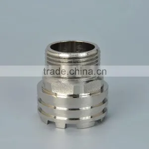 Gernal NPT Pipe Threaded Brass Inserts With Chrome or Nickel Plating thumbnail-4