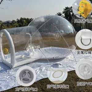 Transparent Inflatable Bubble House for Outdoor Using With Full Sets of Accessories and Balloons thumbnail-3