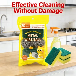 Wholesale Good Quality 5pcs Sponge Kitchen Cleaning Scouring Anti-Scratch Scrubbing for Dishware thumbnail-5