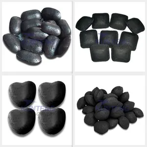 Automatic Coconut Shell Wood Sawdust Coal Ball Charcoal Briquette Press Machine EPC thumbnail-5