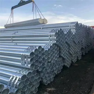 Wholesale From Yunnan Steel Mill - Q235b Galvanized Steel Pipes, 1.5 Inches * 3.0 Mm, Complete Specifications Available for Customized Processing and Delivery to the Factory thumbnail-1