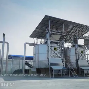 90% New Used Chicken Manure Fermentation Tank, Chicken Manure Organic Fertilizer Production Equipment thumbnail-3