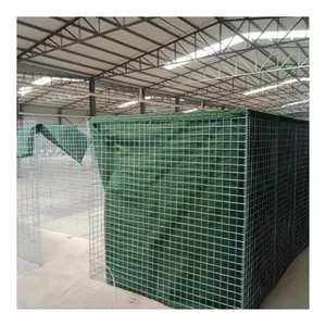 High-zinc Galvanized Defense Barrier Gabion Baskets Can be Folded for Defense Sand Dikes and Welded for Explosion-proof Sand Walls. thumbnail-3