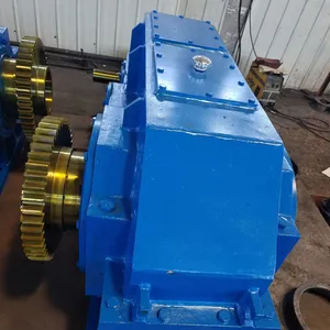 QJRS-D315 Medium Hard Tooth Cylindrical Gear Reducer Gantry Crane Travel Drive Gearbox thumbnail-3