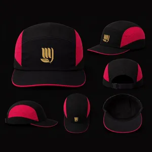 Customized Sports Baseball Caps Top Trending 3D Embroidery Premium Breathable Adjustable Outdoor Running Hats thumbnail-1