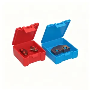 Spade Drill Inserts and Micro Longer Tools Square Rectangular Hinged Lid Plastic PP Clear Storage Multi Boxes thumbnail-3