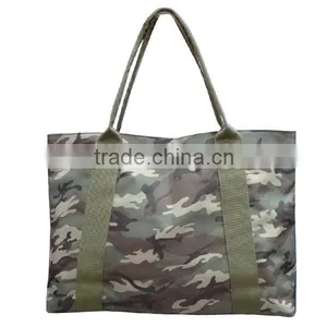 Cool Miltary Soldier Green Camouflage Polyester Tote Bag for Men thumbnail-2