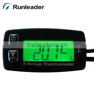 2 Group Tempreture Meter Thermometer for 2/4 Stroke Engine Paramotor Motocross Marine thumbnail-1