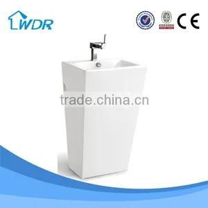 Small Size Pedestal Wash Hand Basin Sizes thumbnail-1