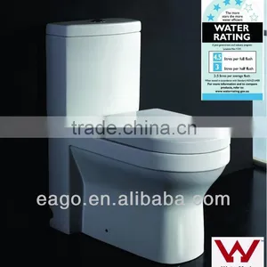 Watermark 4-star WELS S-trap/P-trap Ceramic 2 Pcs Toilet thumbnail-1