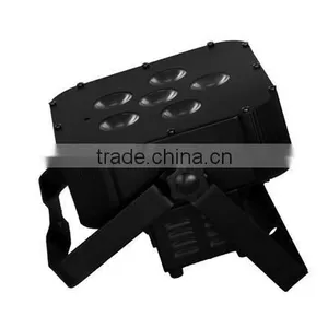 Hot Sale Weeding Christmas Decoration LED Stage Light 6pcs 7in1 RGBWAUV +Pink LED Par Light thumbnail-5