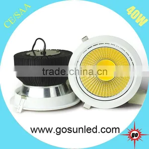 100lm/w CRI>82 Commercial Lighting 40W LED COB Ceiling Downlight thumbnail-1