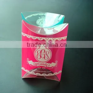 Small Clear Plastic PET Pillow Box thumbnail-1